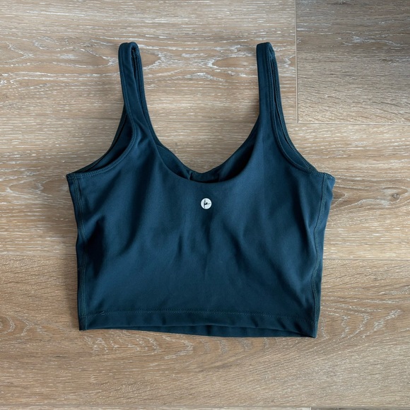 Blue Athletic Crop Top - Picture 2 of 6